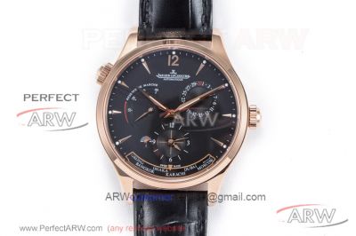 TWA Factory Jaeger LeCoultre Master Geographic Rose Gold Case 39mm Cal.939A Automatic Watch